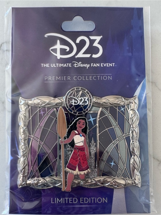 Disney Jewelry - D23 THE ULTIMATE FAN EVENT PREMIER COLLECTION PIN MOANA LIMITED EDITION 1000